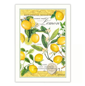 Tea Towels: MDW Tea Towel Lemon Basil