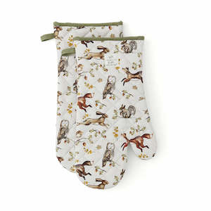 Oven Gloves: Forest Fable 2pack Gauntlets
