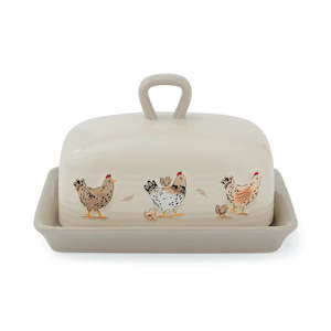 Hen House Lane Butter Dish