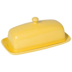Table Top: Lemon Rectangle Butter Dish