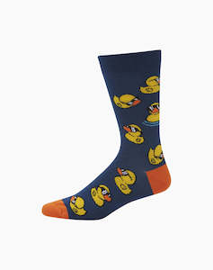Mens Bamboo Socks: Duck Thugs Bamboo Sock