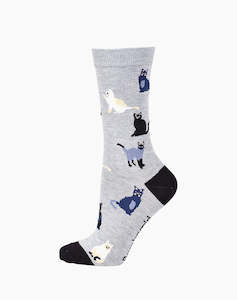Cats Bamboo Sock