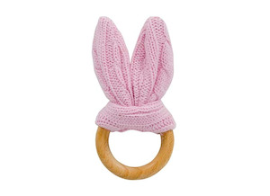 Teethers: Bunny Ear Teether Pink