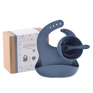 Activity: Silicone Feeding Set 3 Pack Blue