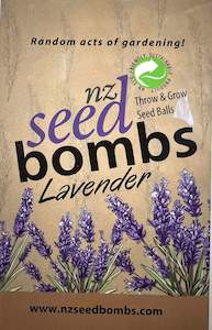 Pots Planters: NZ Seed Bombs English Lavender