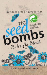 Pots Planters: NZ Seed Bombs Butterfly Blend