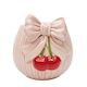 Cherry Bow Planter Pink & Red 14cm