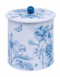 Tinware Collection: Etchings Biscuit Barrel