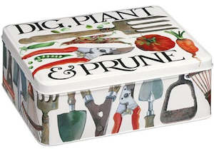 Emma Bridgewater Garden Tools Design Deep Rectangle Tin