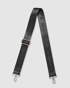 Bag Straps: Logo Bag Strap Black