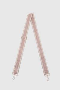 Bag Straps: Kiki Webbing Bag Strap Blush