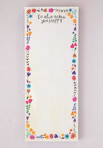 List Notepad Do What Makes Happy