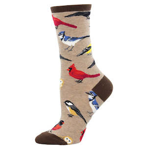 W Bird is the Word Hemp Heather Sock
