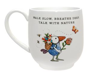 Mugs: Breathe Bone China Mug