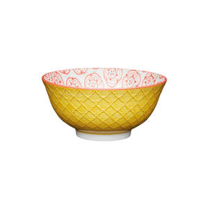 MK Bowl 15.5cm Yellow Floral