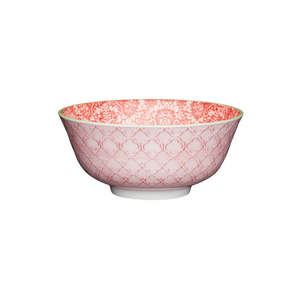 Bowls: MK Bowl 15.5cm Red Damask