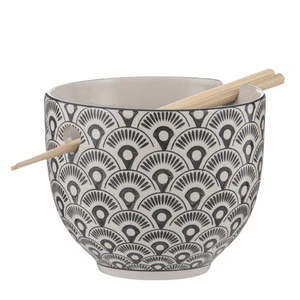 Bowls: Nara Fan Noodle Bowl with Chopsticks