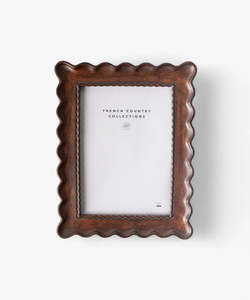 Photo Frames: Chestnut Wavy Photo Frame 5x7