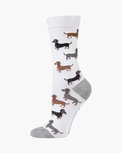 W Dash Pups Bamboo Socks