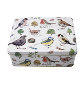 MF Bird Song Deep Rectangle Tin