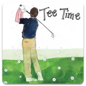 Mens Gifts: Tee Time Fridge Magnet