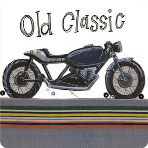 Mens Gifts: Old Classic Bike Coaster