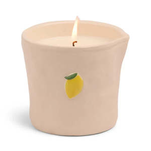Candles Diffusers: Meyer Lemon Bistro Ceramic Candle