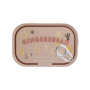 Candles Diffusers: Gingerbread Bistro Tin Candle