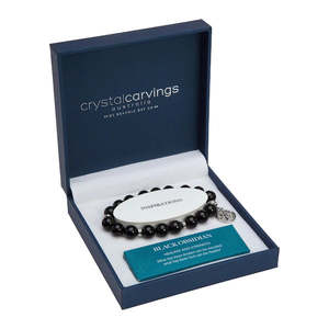 Bracelets: Tree of Life Charm Bracelet Black Obsidian