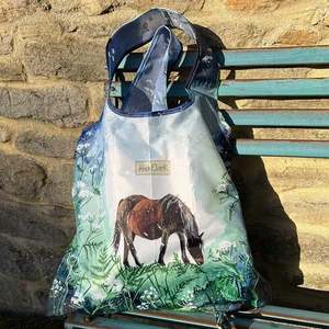 Reusable Eco Bags: Horse & Cow Parsley Reusable Bag