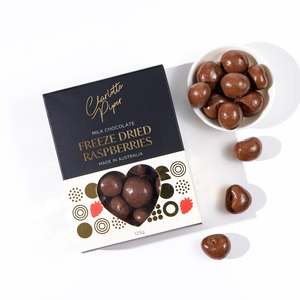 Sweet Treats: Milk Choc Freeze Dried Raspberries