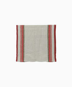 Red Selvedge Stripe Table Runner