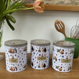 Tinware Collection: Marvellous Moggies Storage Tins