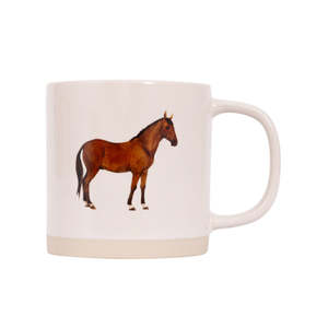 Rustic Meadow Horse Mug