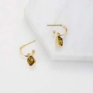Earrings: Moss Gold Leighton Earring