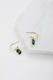 Teal Leighton Gold Earring