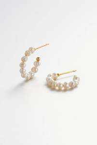 Earrings: Ally Gold Hoop