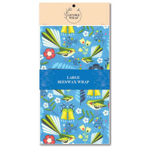 Beeswax Wraps: Fantail Flutter Large Beeswax Wrap