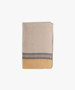 Woven Ribbon Curry Tea Towel