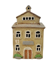 Cream Garden House Tealight 033