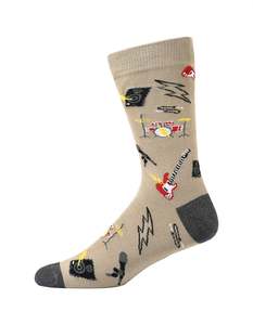 M Rock Band Sand Bamboo Sock 7-11