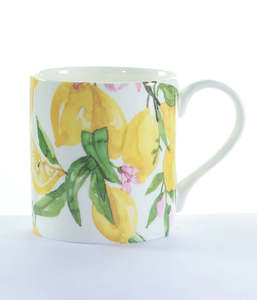 Mugs: Limone Bone China Mug