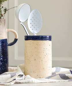 Table Top: Monte Terracotta Pot Dark Blue