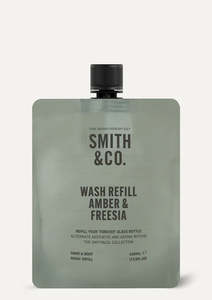 Smith & Co Hand Body Wash Refill Amber & Freesia