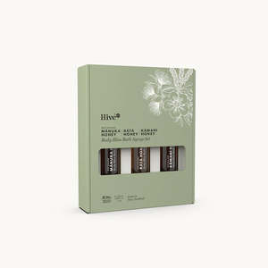 Bath: Hive 175 Bath Syrups Set of 3 Boxed