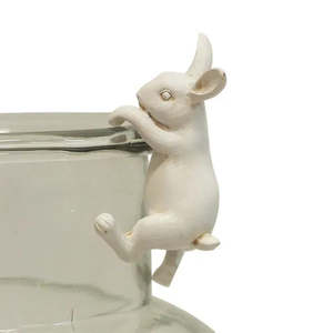 Decor: Hanging Bunny FC White