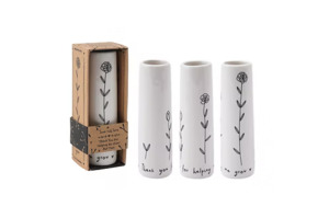 Vase: Thank you for Helping Bud Vase