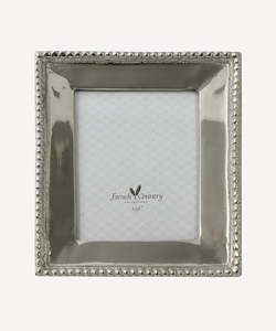 Beaded Nickel Rectangle Photo frame 3x4
