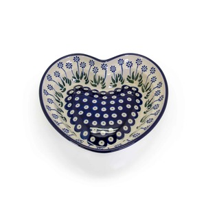 Bowls: Sprig Daisy Heart Shape Large Bowl