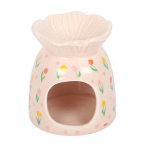 Accessories: Tulip Print Ceramic Burner
